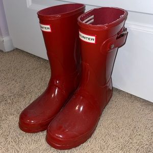 Red Hunter Boots